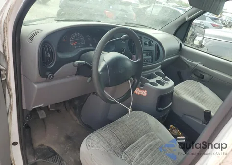 2002 Ford Econoline E150 Van из США, поврежденный, VIN 1FTRE14262HB33439